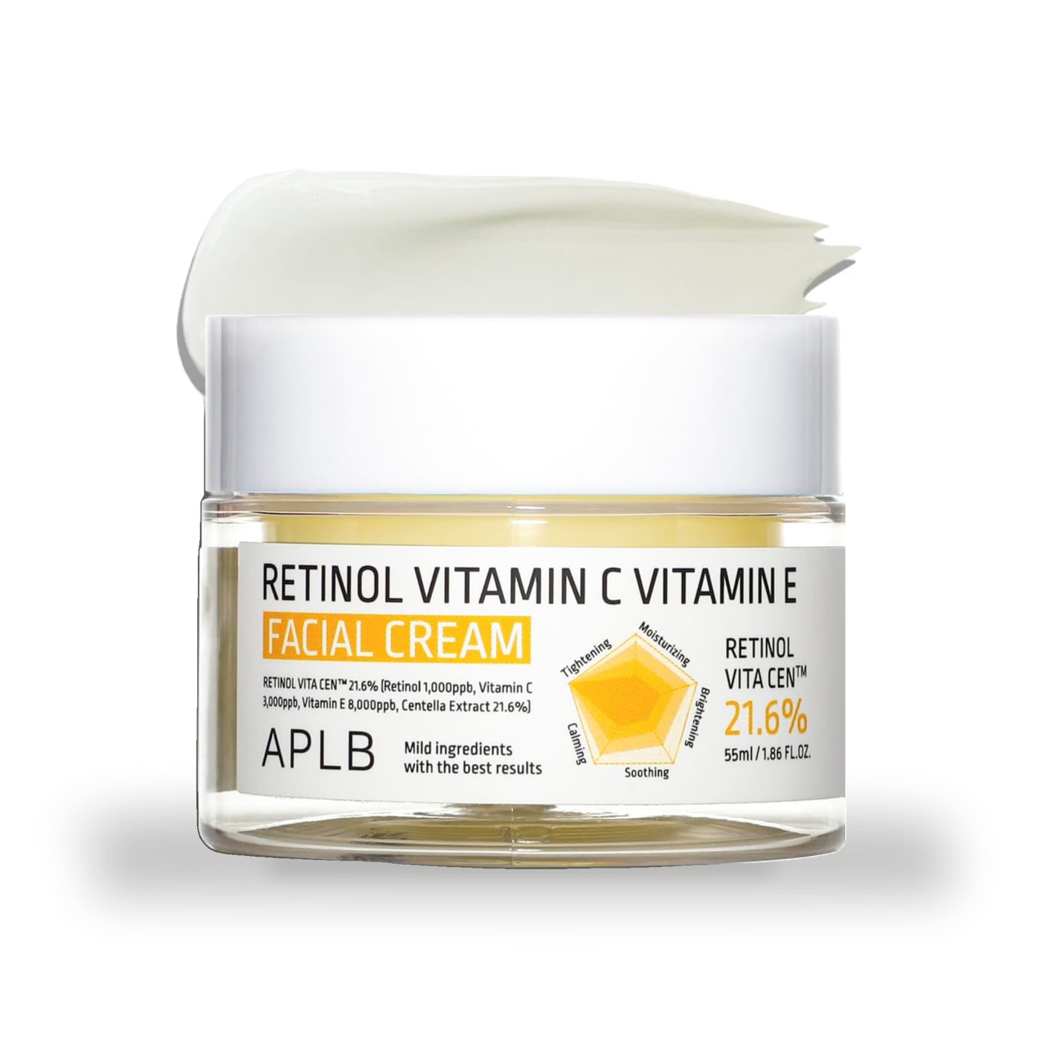 APLB retinol vitamin C E facial cream 55ml, imported from the UK