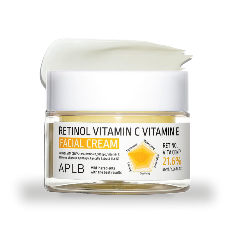 APLB retinol vitamin C E facial cream 55ml, imported from the UK