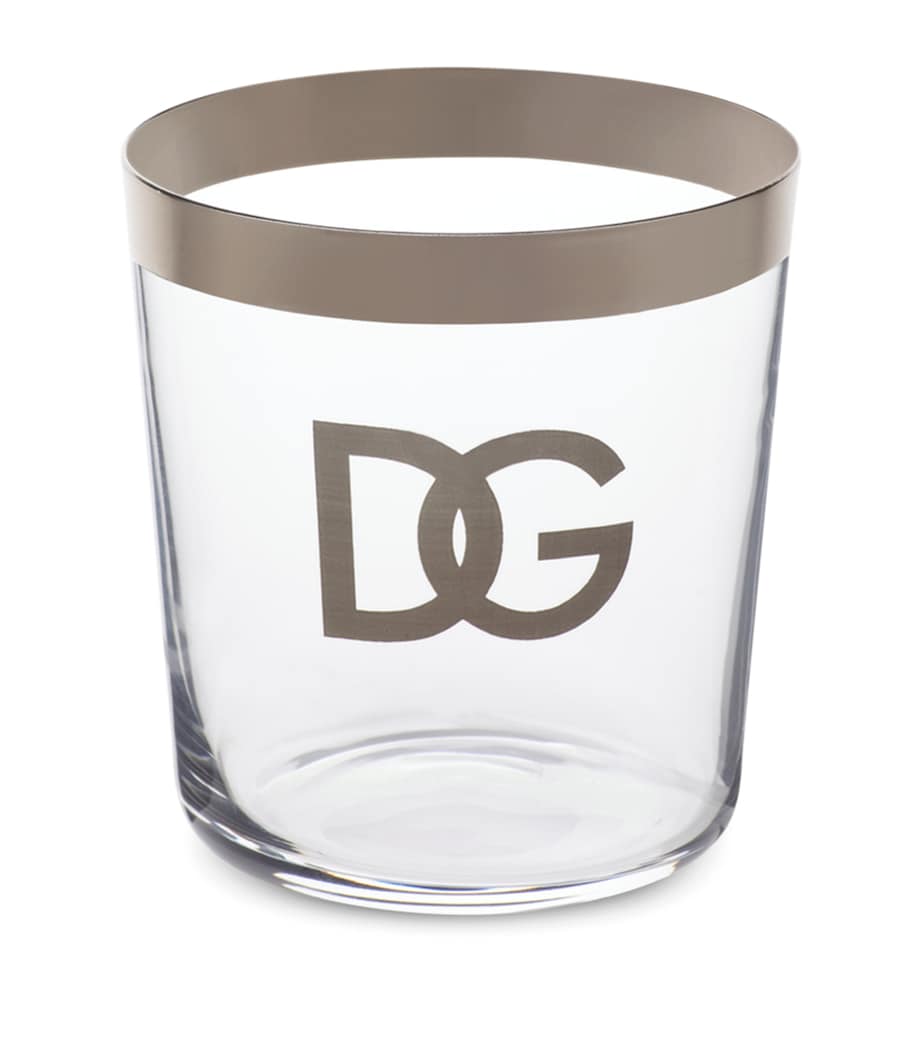 Dolce&Gabbana DG Logo glasses set of 2 with silver rim - British product