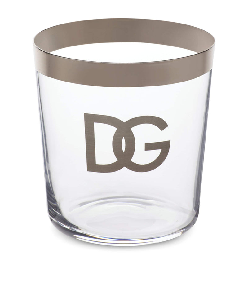 Dolce&Gabbana DG Logo glasses set of 2 with silver rim - British product