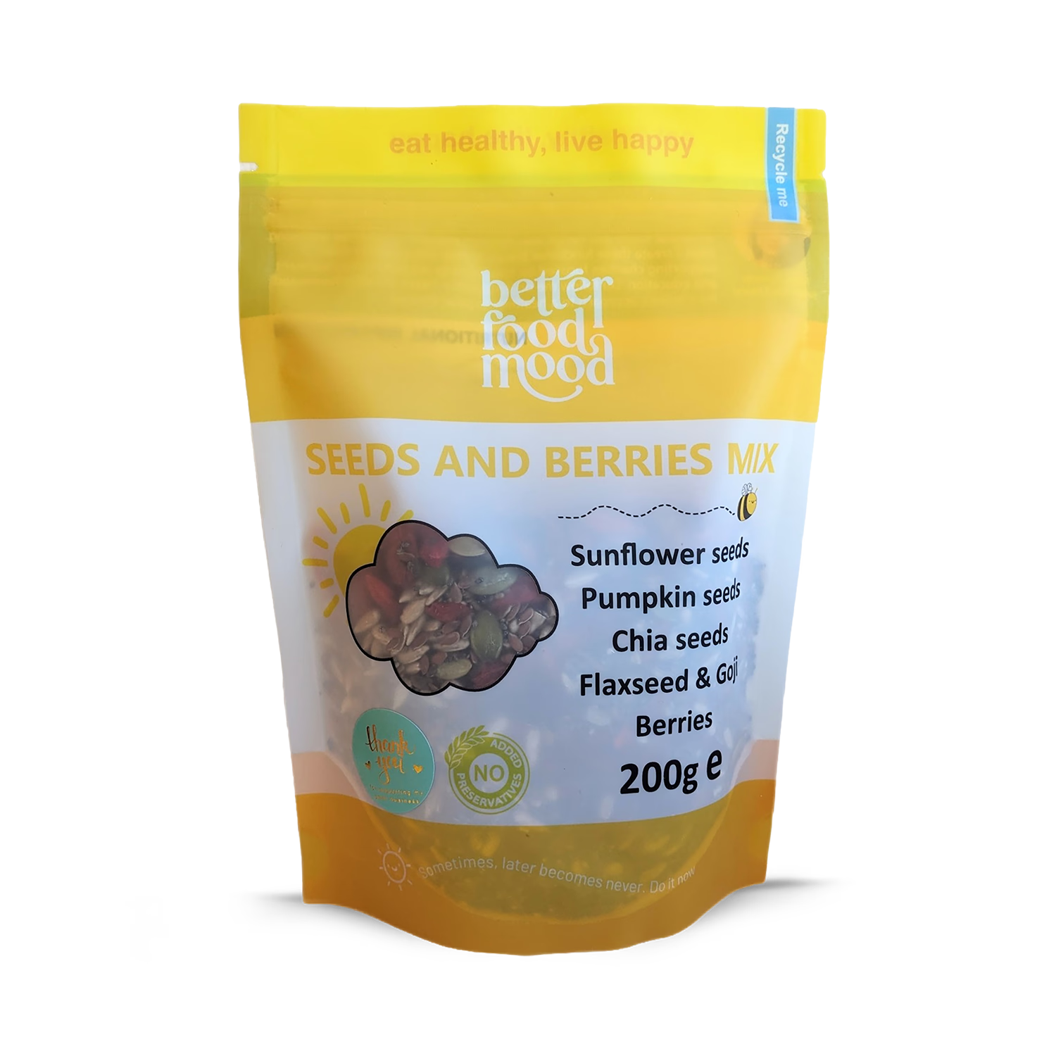 Goji Berry and Mixed Seeds Breakfast Topper 200g, UK version