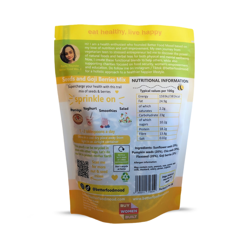 Goji Berry and Mixed Seeds Breakfast Topper 200g, UK version