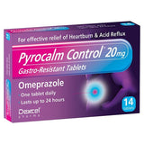 Pyrocalm Control Gastro-Resistant Omeprazole 14 Tabs 20mg GOODS Superdrug   