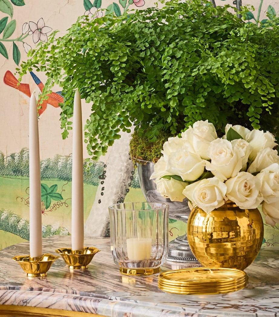 AERIN Crystal Delmara candle holder 12cm, UK version