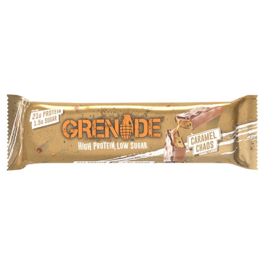 Grenade Carb Killa High Protein Bar Caramel Chaos Sports Nutrition ASDA   