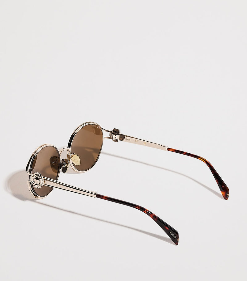 Maje metal round sunglasses, imported from the UK
