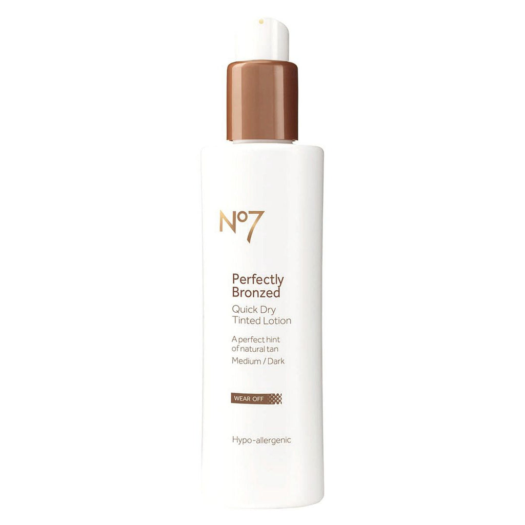 No7 Perfectly Bronzed Self Tan Quick Dry Tinted Lotion Medium/Dark