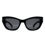 Polaroid black polarized women's cat-eye sunglasses, imported from the UK