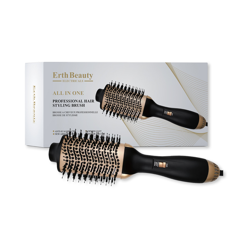 Erth Skin London all-in-one professional hair styling brush, imported from the UK