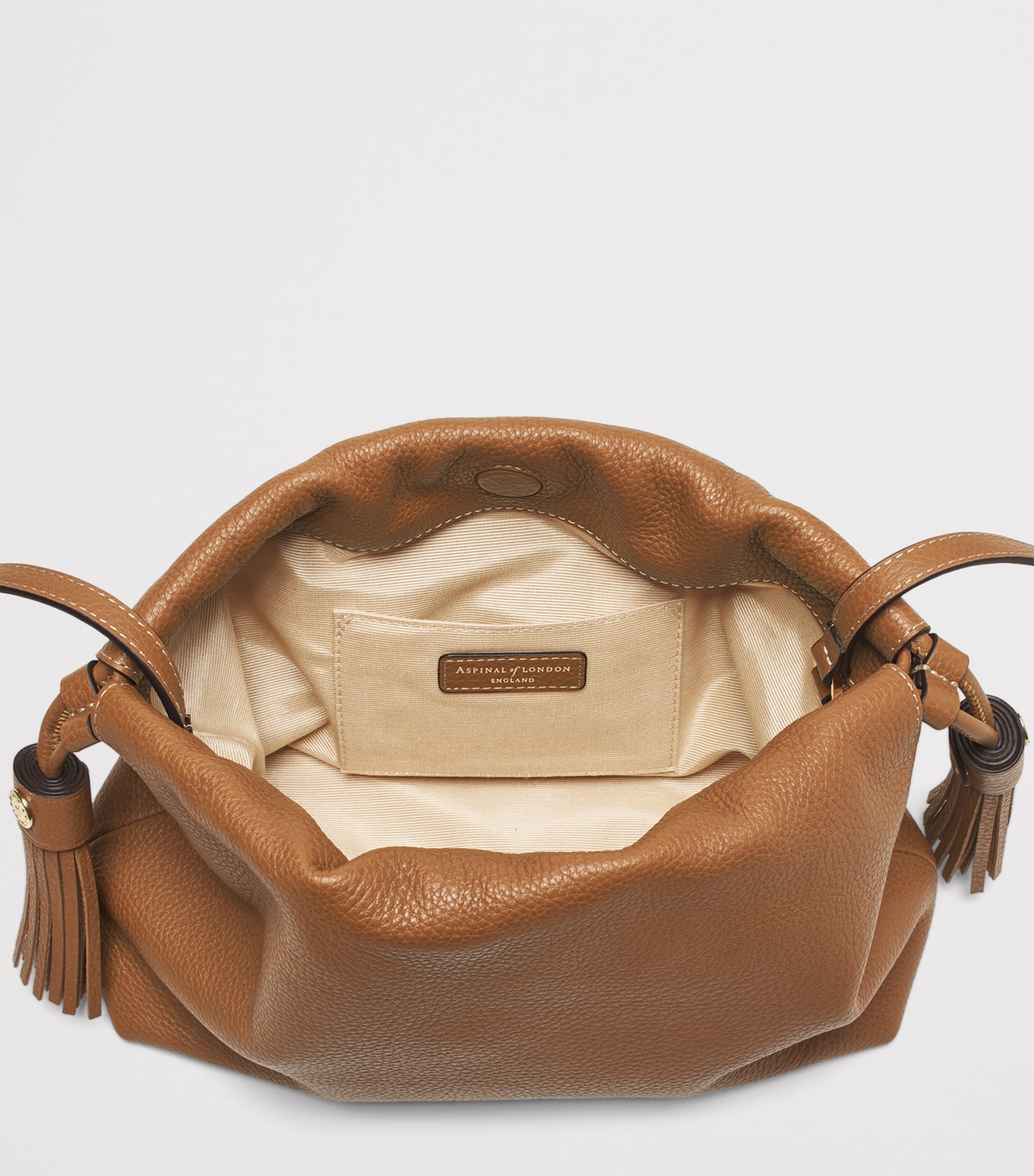 Aspinal of London cross-body pouch Soho East West large, imported from the UK