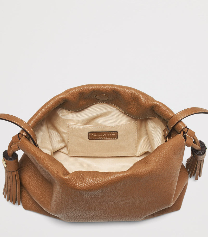 Aspinal of London cross-body pouch Soho East West large, imported from the UK
