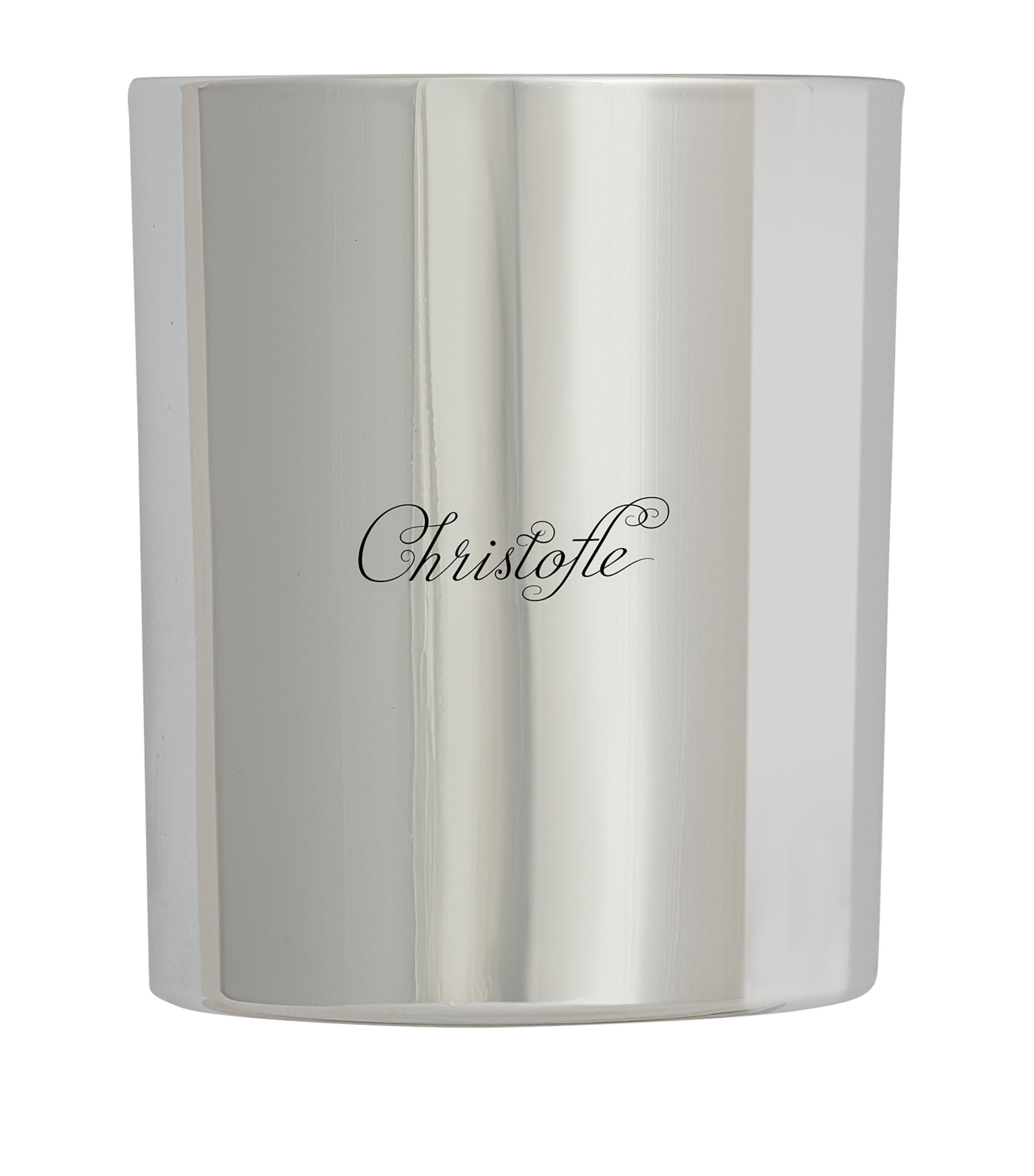 Christofle Miel Argent UNI candle in metallic glass container - British product