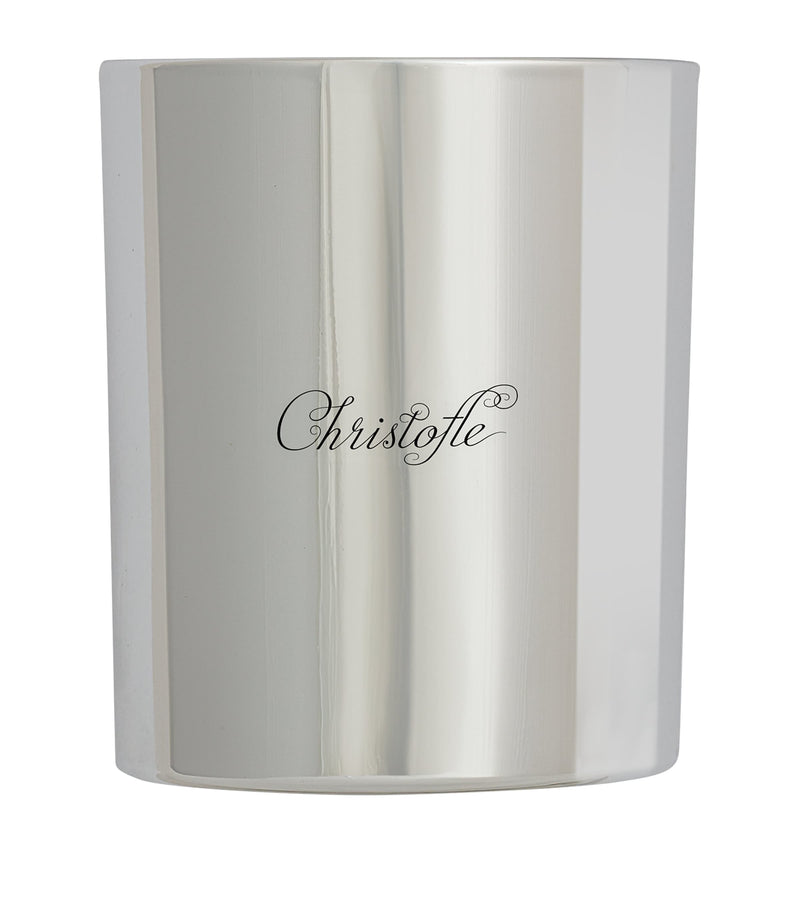 Christofle Miel Argent UNI candle in metallic glass container - British product