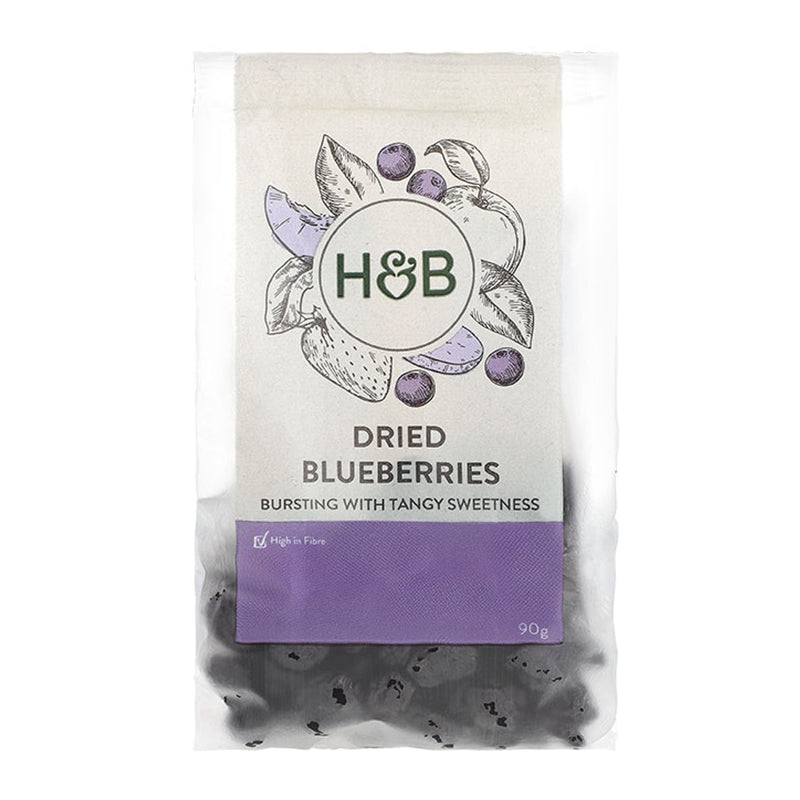 Holland & Barrett dried blueberries 90g, UK version