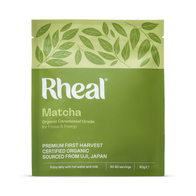Holland & Barrett Rheal Organic Japanese Ceremonial Grade Matcha Powder 60 g- Buy online at McGrocer