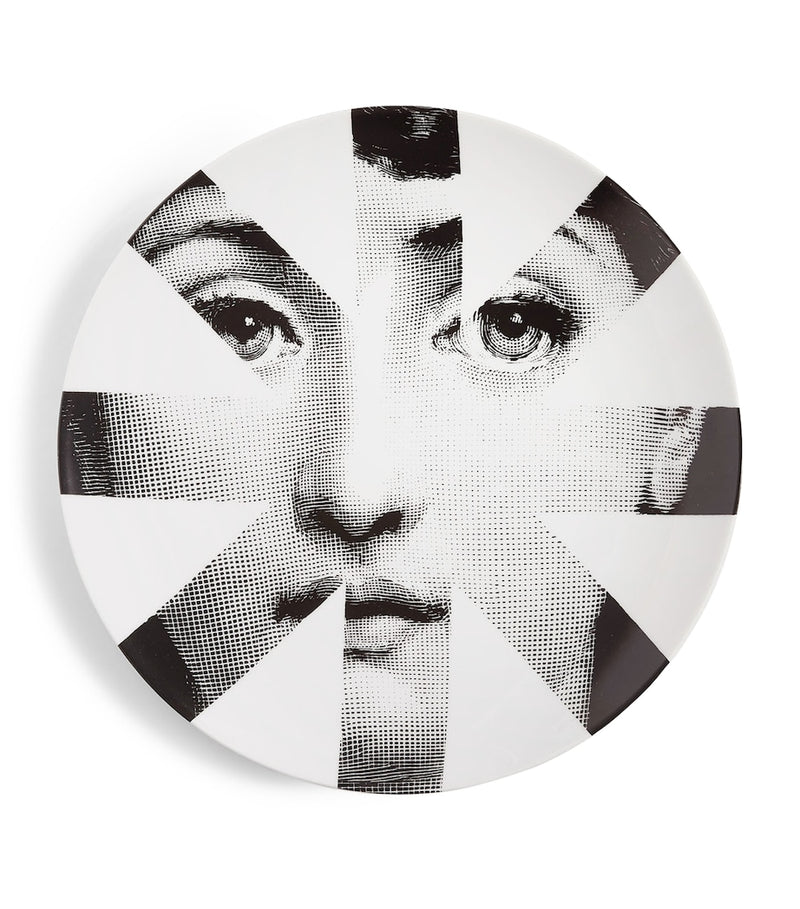 Fornasetti Tema e Variazioni No. 48 wall plate 26cm - British product