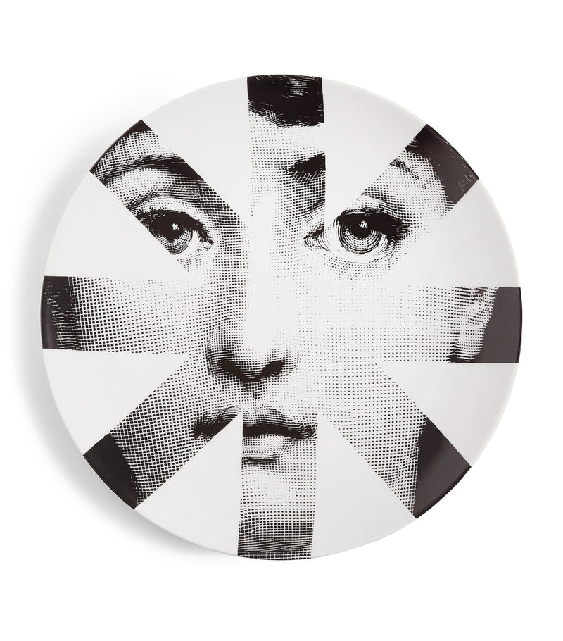 Fornasetti Tema e Variazioni No. 48 wall plate 26cm - British product