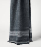 Brunello Cucinelli linen stripe scarf 75x180cm (British brand)