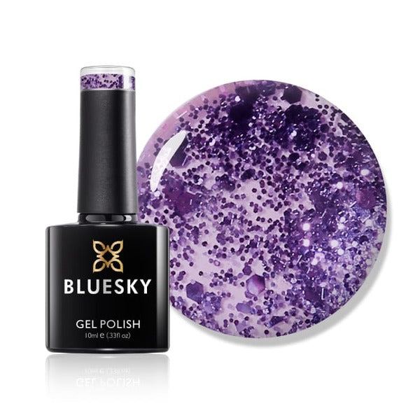 Bluesky gel polish Purple Diamond shade - British product