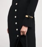 LIÉ STUDIO gold-plated Emma cuff bangle H5.5cm, imported from the UK