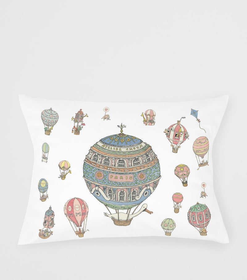 Atelier Choux Hot-Air Balloons pillow 40x30cm - British product