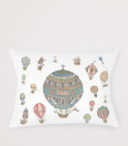 Atelier Choux Hot-Air Balloons pillow 40x30cm - British product