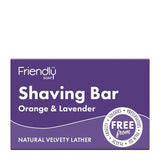 Friendly Soap shaving bar orange lavender 6x95g, imported from the UK