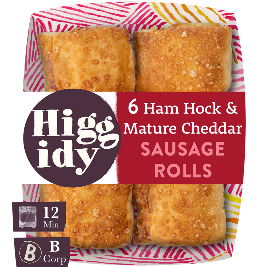 Higgidy Ham Hock & Cheddar Sausage Rolls GOODS ASDA   