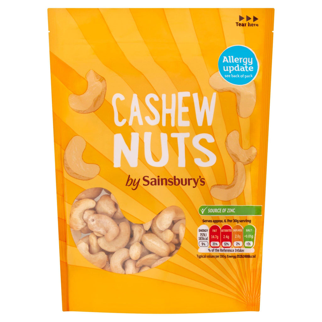 Sainsbury's Cashew Kernels 200g