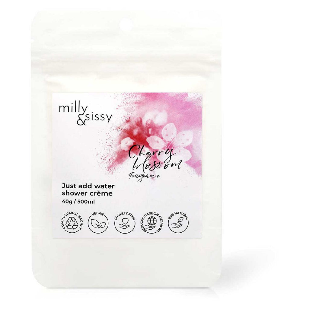 Milly&sissy zero waste Shower Creme cherry blossom 40g