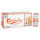 Carlsberg Export Lager Beer 10 x 440ml Cans GOODS ASDA   