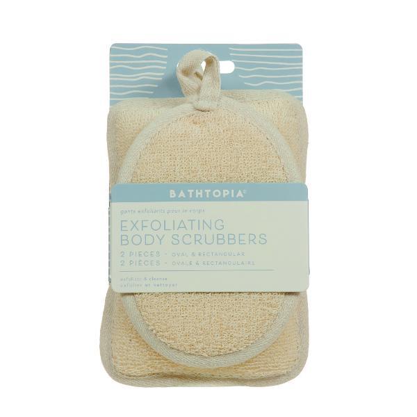 Bathtopia dual body scrubber exfoliating sponge set, UK version