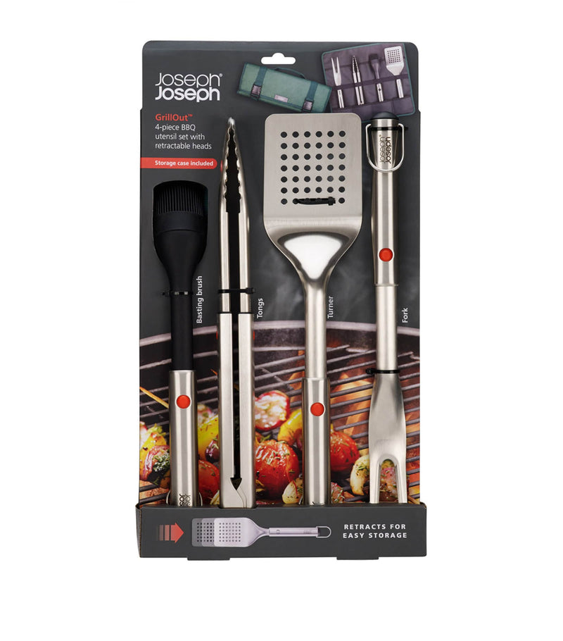 Joseph Joseph GrillOut 4-piece BBQ utensils set, UK version