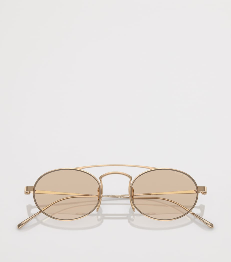 Giorgio Armani oval titanium sunglasses model AR6161T, UK version