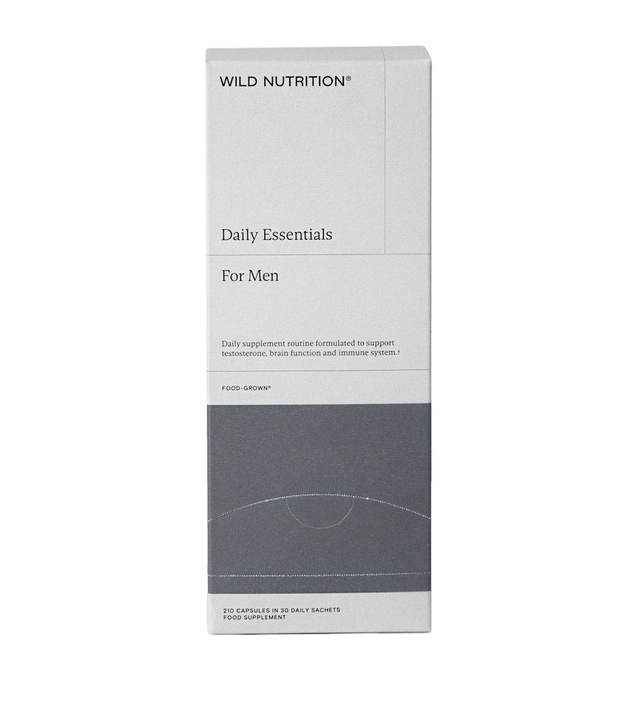 Wild Nutrition Daily Essentials for Men food-grown 210 capsules - British product