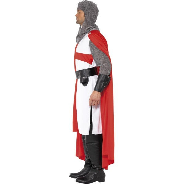 Smiffys St George Hero Costume red tunic cape - British product