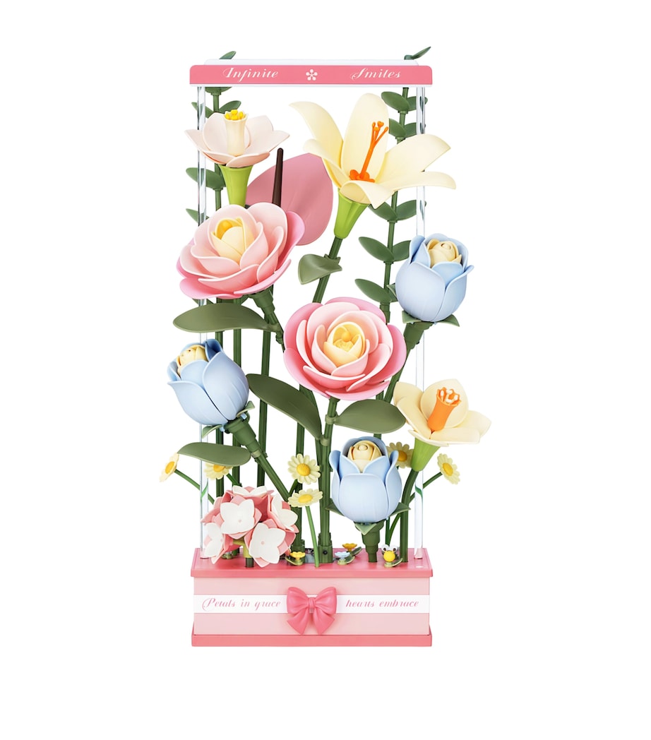 LED Floral Bouquet DIY Craft Set with 263 Pieces
