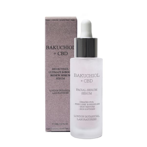 London Botanical Laboratories Bakuchiol and Vitamin C serum, imported from the UK