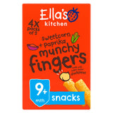 Ella's Kitchen Organic Sweetcorn and Paprika Munchy Fingers Multipack Baby Snack 9+ Months 4x12g GOODS Boots   