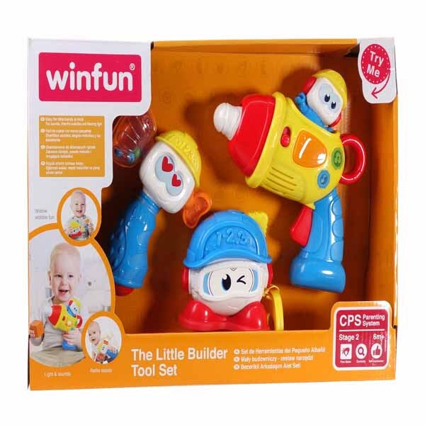 Winfun Little Builder toy tool set, UK version