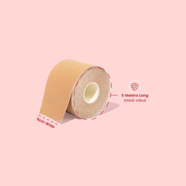 Boosted body tape Latte 5 meters, imported from the UK