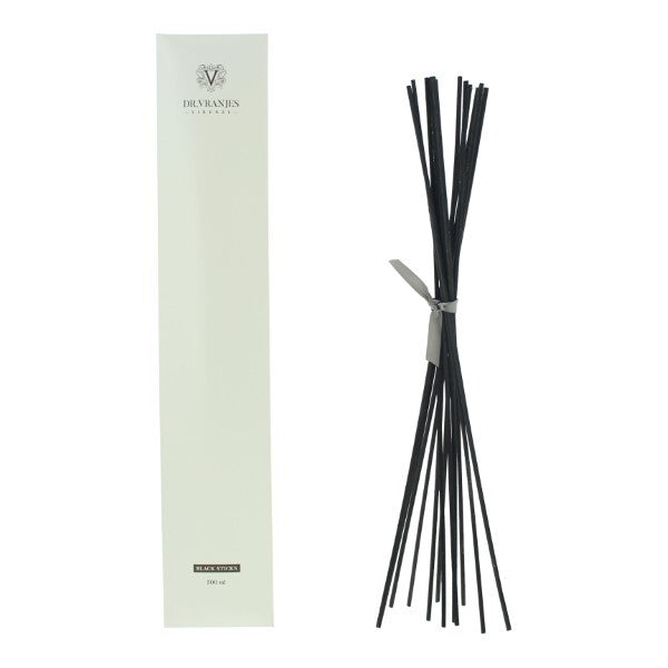Dr. Vranjes Firenze black rattan sticks for 500ml diffuser, imported from the UK