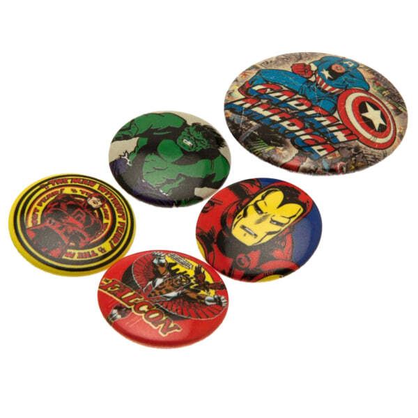 Marvel Comics Button Badge Set