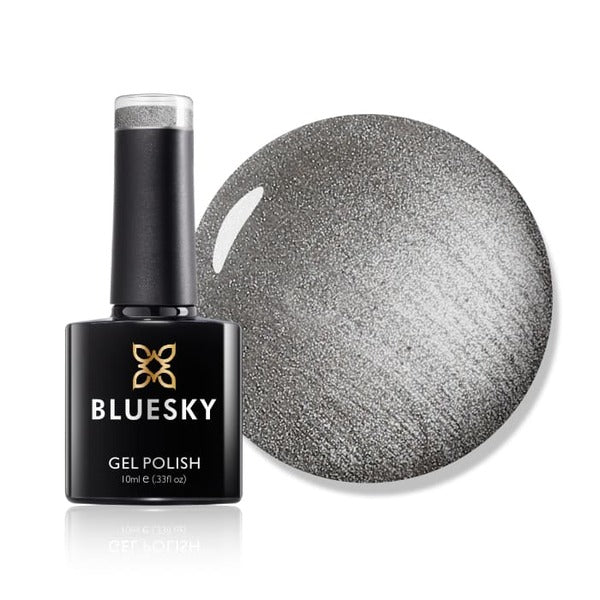 Bluesky Gel Polish Titanium Silver Shine - British product
