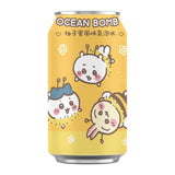 Ocean Bomb Chiikawa sparkling water Honey & Pomelo flavour, UK version
