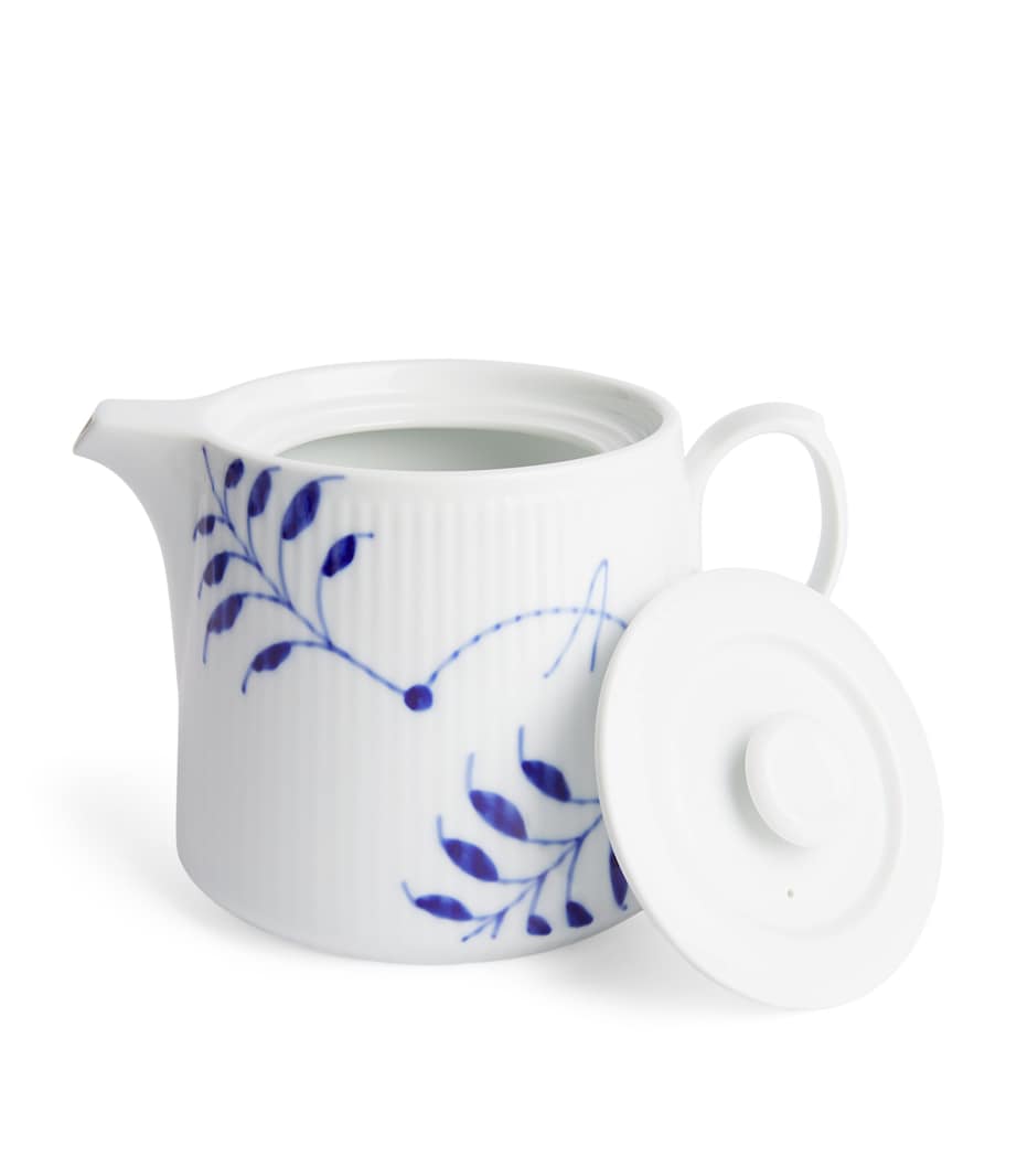 Royal Copenhagen Blue Fluted Mega Teapot (British brand)