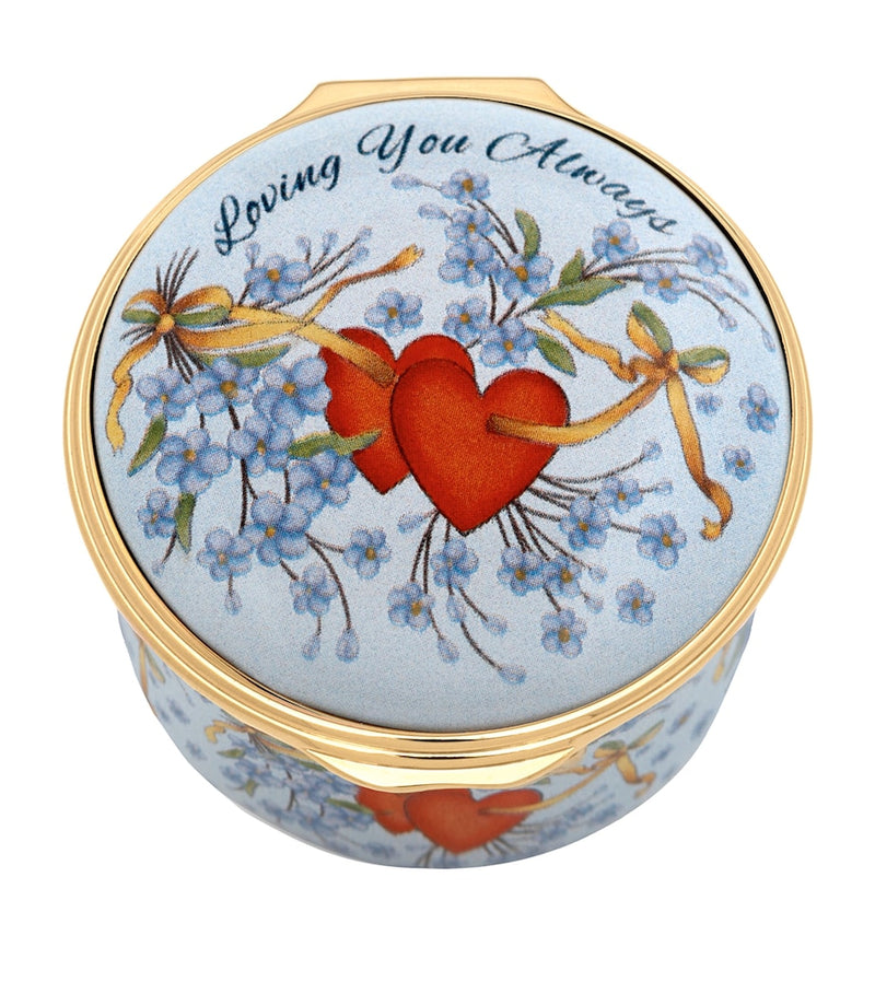 Halcyon Days enamel Loving You Always box, UK version