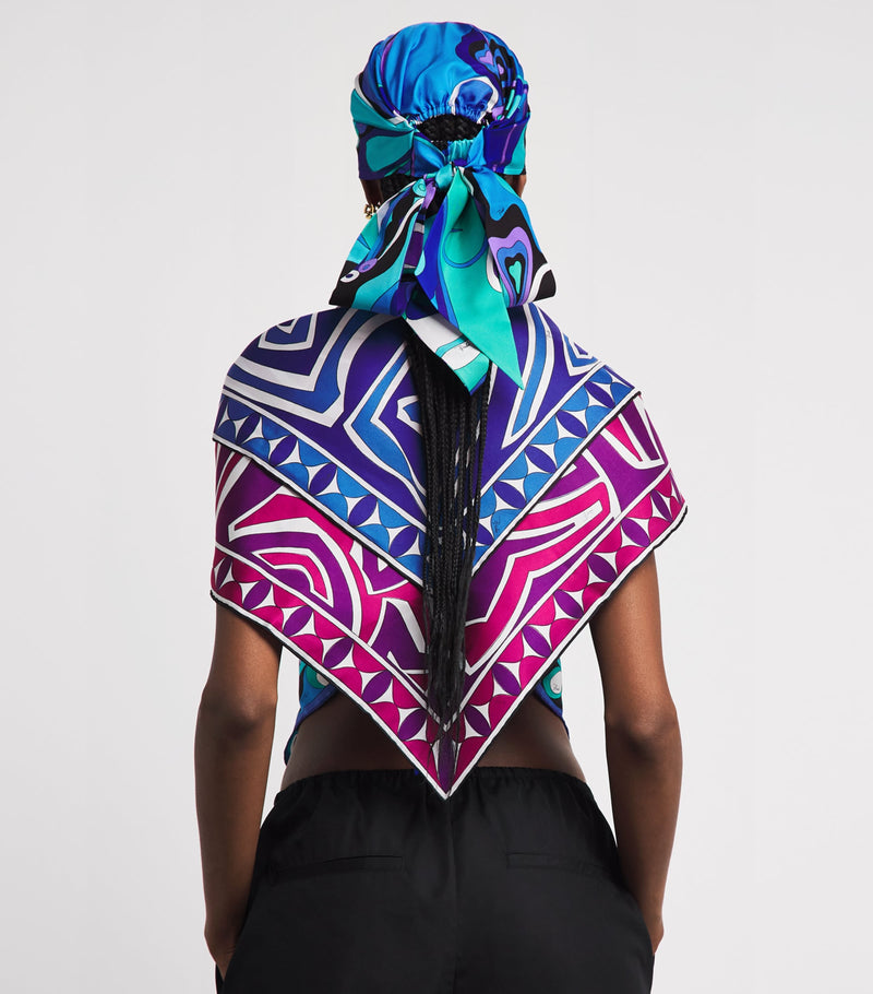 PUCCI silk scarf Labirinto 90x90cm - British product