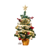 Livingandhome tabletop artificial Christmas tree 61cm - British product