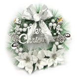 Livingandhome Christmas wreath with mixed decorations 30cm, imported from the UK